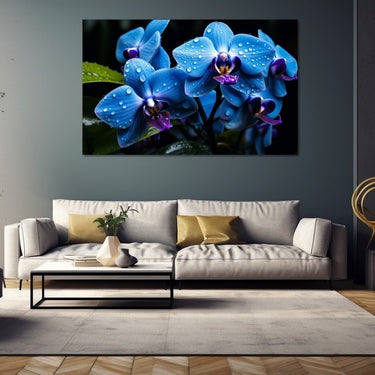 Blue Orchid Painting